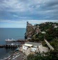 Swallow's nest - an architectural monument of the Crimea Peninsula.